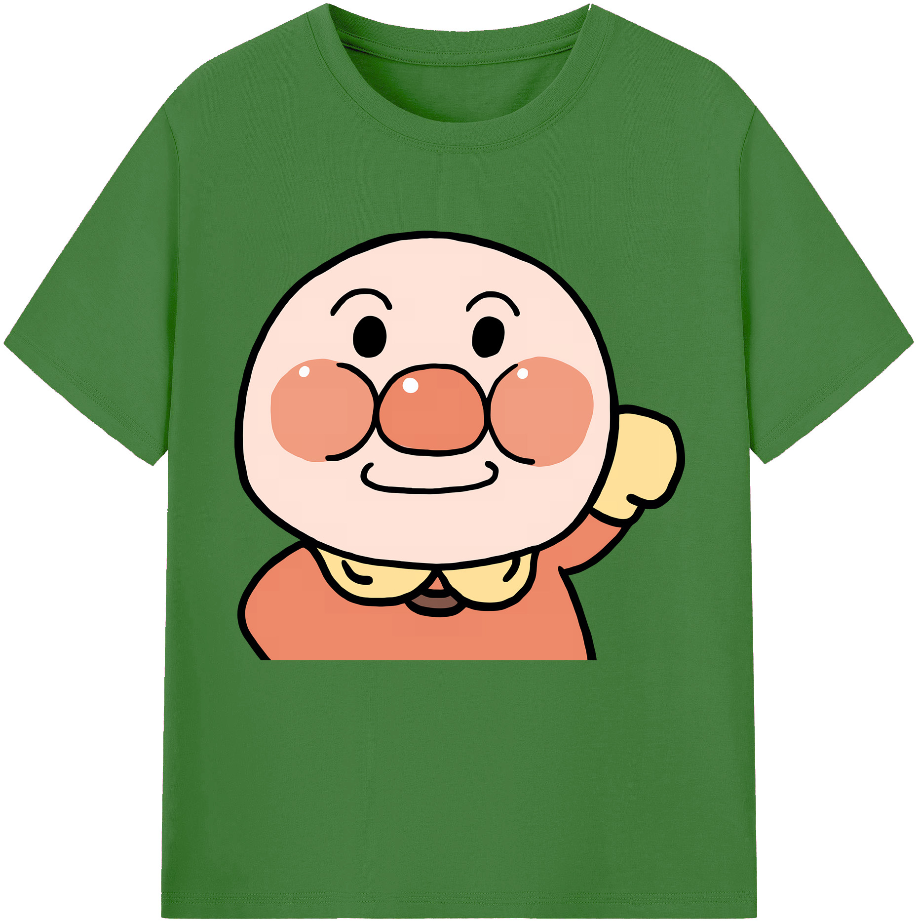 （画像用） アンパンマン Anpanman レディースカジュアルプリントTシャツ（綿100％）